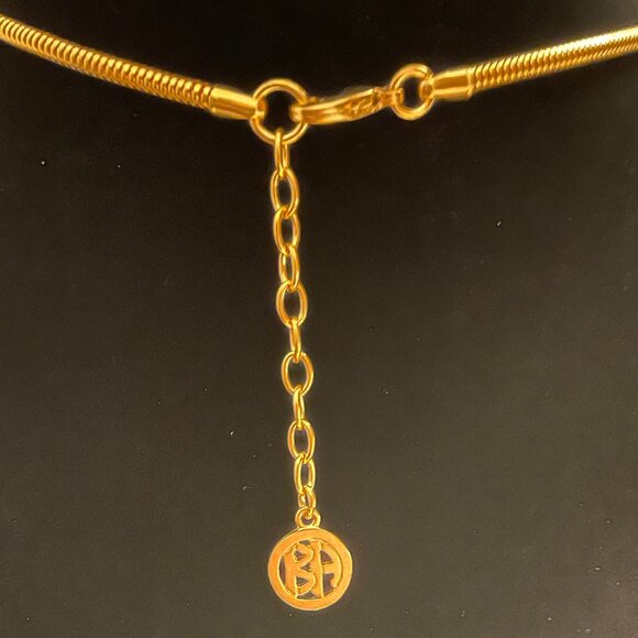 BEN AMUN Sculpture Garden Balance Pendant Necklace in 24K Gold Plating New - Picture 4 of 8